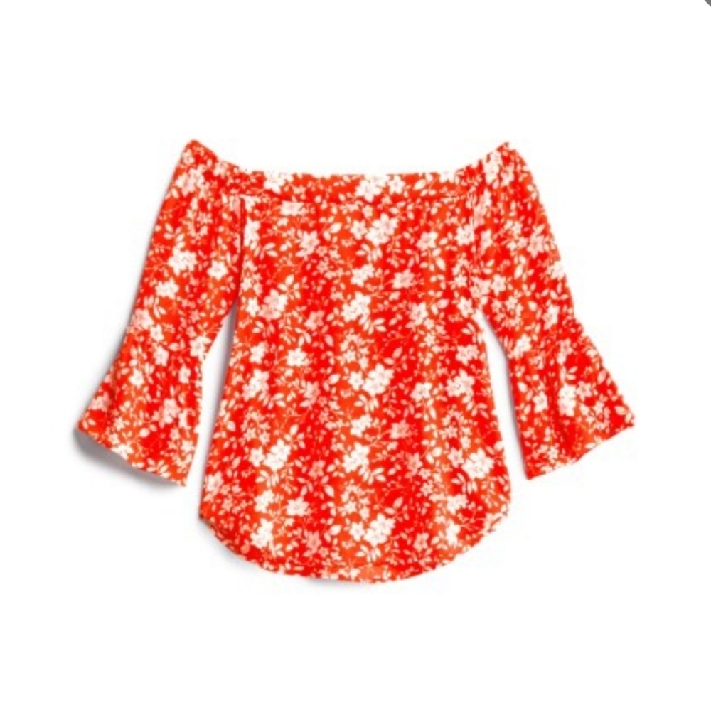 Off the Shoulder Floral Top